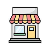 Tienda icono diseño modelo sencillo y limpiar vector