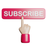 Subscribe Click Button png