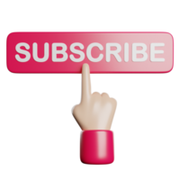 Subscribe Click Button png