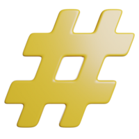 hashtag social médias png