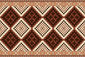 Navajo tribal seamless pattern. Native American ornament. Ethnic South Western decor style. Boho geometric ornament. seamless pattern. Mexican blanket, rug. Woven carpet illustration. vector