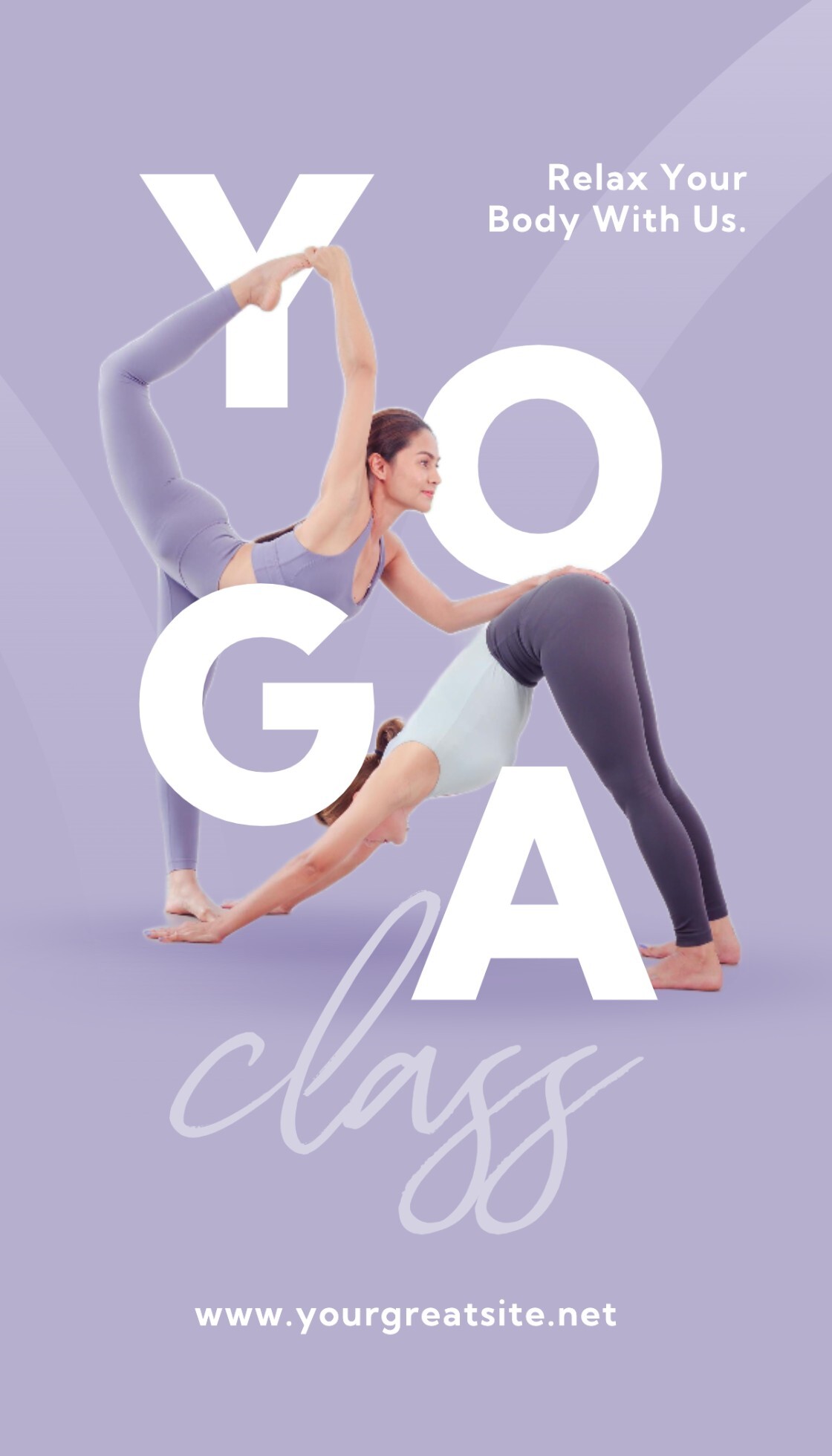 Yoga Class Business Card Template