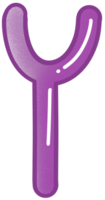 Alphabet cute color png