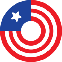 US Donut Decoration Illustration png