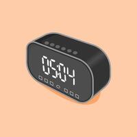 modern alarm clock vector