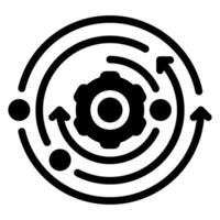 system glyph icon vector