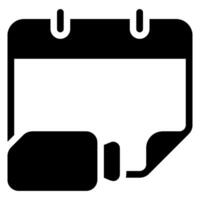 camera glyph icon vector