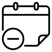 delete line icon vector