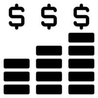 income glyph icon vector