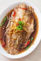 Steamed Fish with Soy Sauce photo