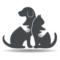 Pet care symbol. vector