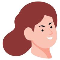 Avatar Face for Female expression vector