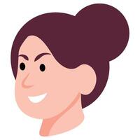 Avatar Face for Female expression vector