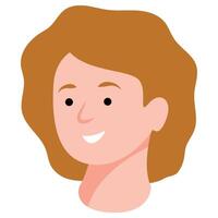 Avatar Face for Female expression vector