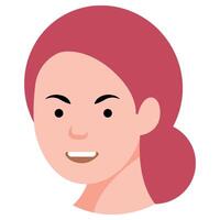 Avatar Face for Female expression vector