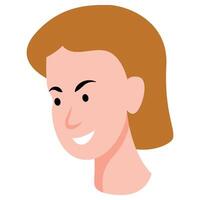 Avatar Face for Female expression vector