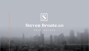 real estate business card horizontal design template