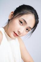 belleza imagen de joven asiático niña foto