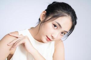 Beauty image of young Asian girl photo