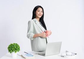 Portrait of young Asian business woman photo