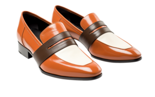 Trendy Men's Loafers in Stylish Hues On Transparent Background png