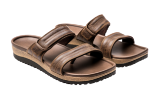 Embrace Comfort in Slide Sandals On Transparent Background png