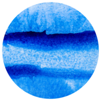 abstrakt Blau Aquarell Kreise und Runden Clip Art . png