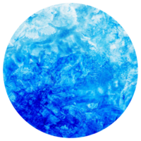 abstract blauw waterverf cirkels en rondes clip art . png