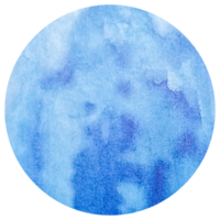 abstrait bleu aquarelle cercles et Les manches clipart . png