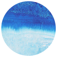 abstrakt Blau Aquarell Kreise und Runden Clip Art . png