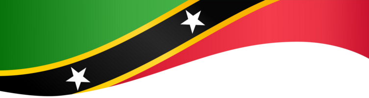 Saint Kitts and Nevis flag wave png