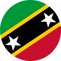 Saint Kitts and Nevis flag button png