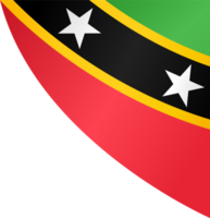 helgon kitts och nevis flagga Vinka png