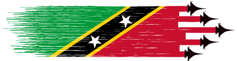 Saint kitts et nevis drapeau militaire jets png