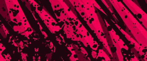 red sports abstract background with sharp geometric shapes and splash noise texture vector