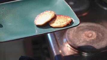 National cuisine. Potato pancakes. Vegetable pancakes. video