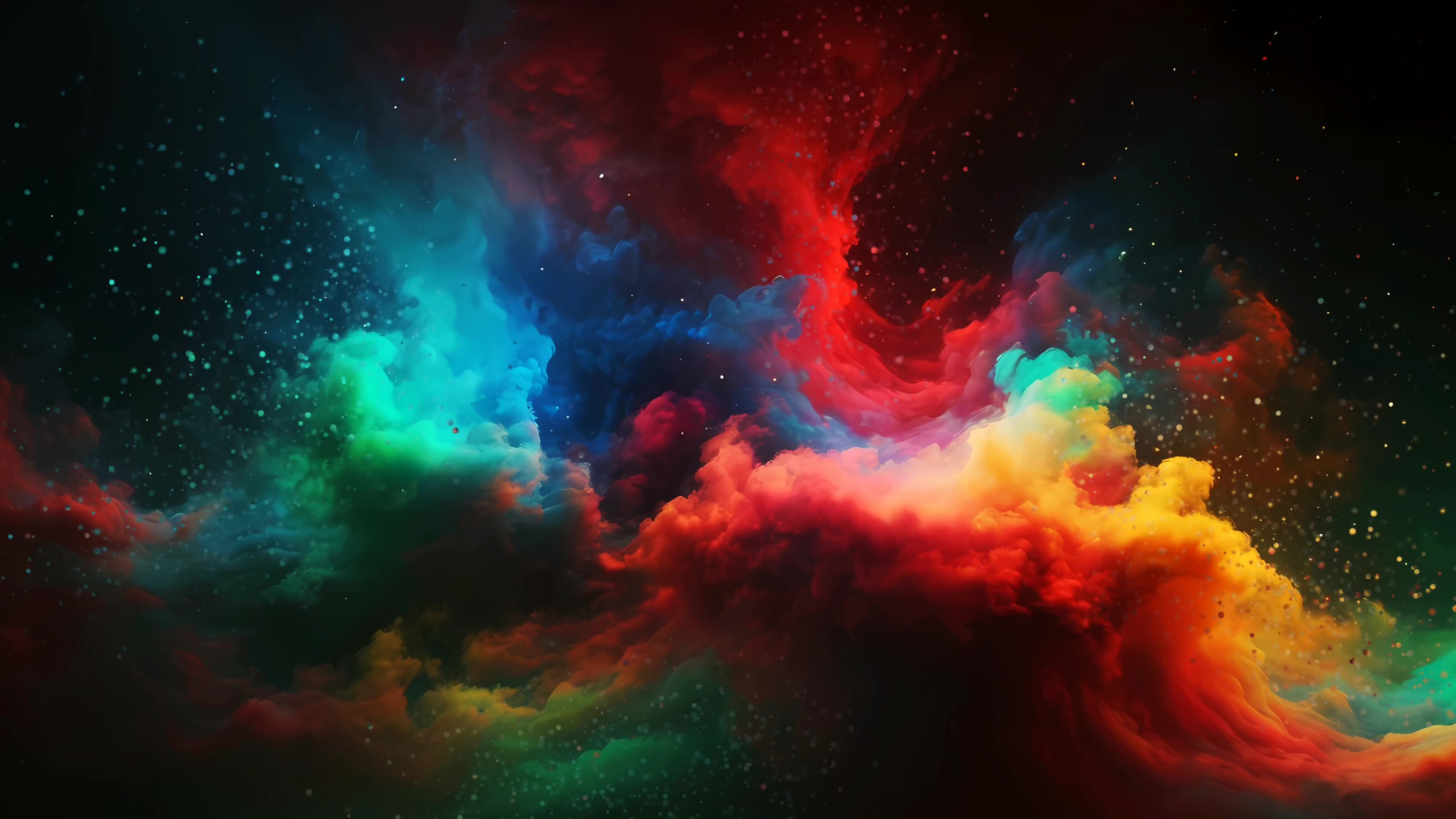 colorful smoke and dust in the air 43244072 Stock Video at Vecteezy