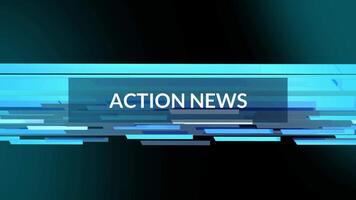 News Channel Intro, Injecting urgency into every frame. Action News bursts onto the screen with a fast-paced bulletin, delivering the latest headlines at lightning speed video