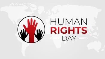 Human Rights Day Background Illustration vector