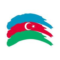 Azerbaijan Abstract Flag vector