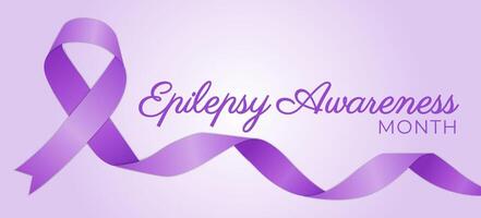 Epilepsy Awareness Month Background Illustration vector