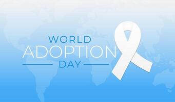 World Adoption Day Background Illustration Design vector