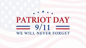 Patriot Day 9 11 Background Illustration vector