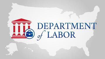 US Department of Labor Background Illustration vector