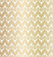 Art Deco Geometric Light Gold Pattern Design vector
