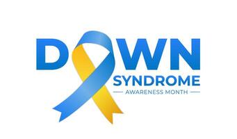 Down Syndrome Awareness Month Illustration vector