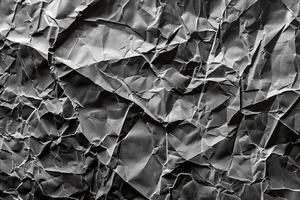 Crumpled craft paper texture image photo
