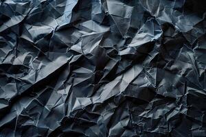 Crumpled craft paper texture image photo