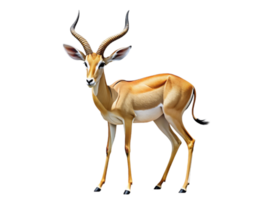 herbivorous thomson's gazelle of Africa png