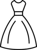 dress ,wedding icon vector